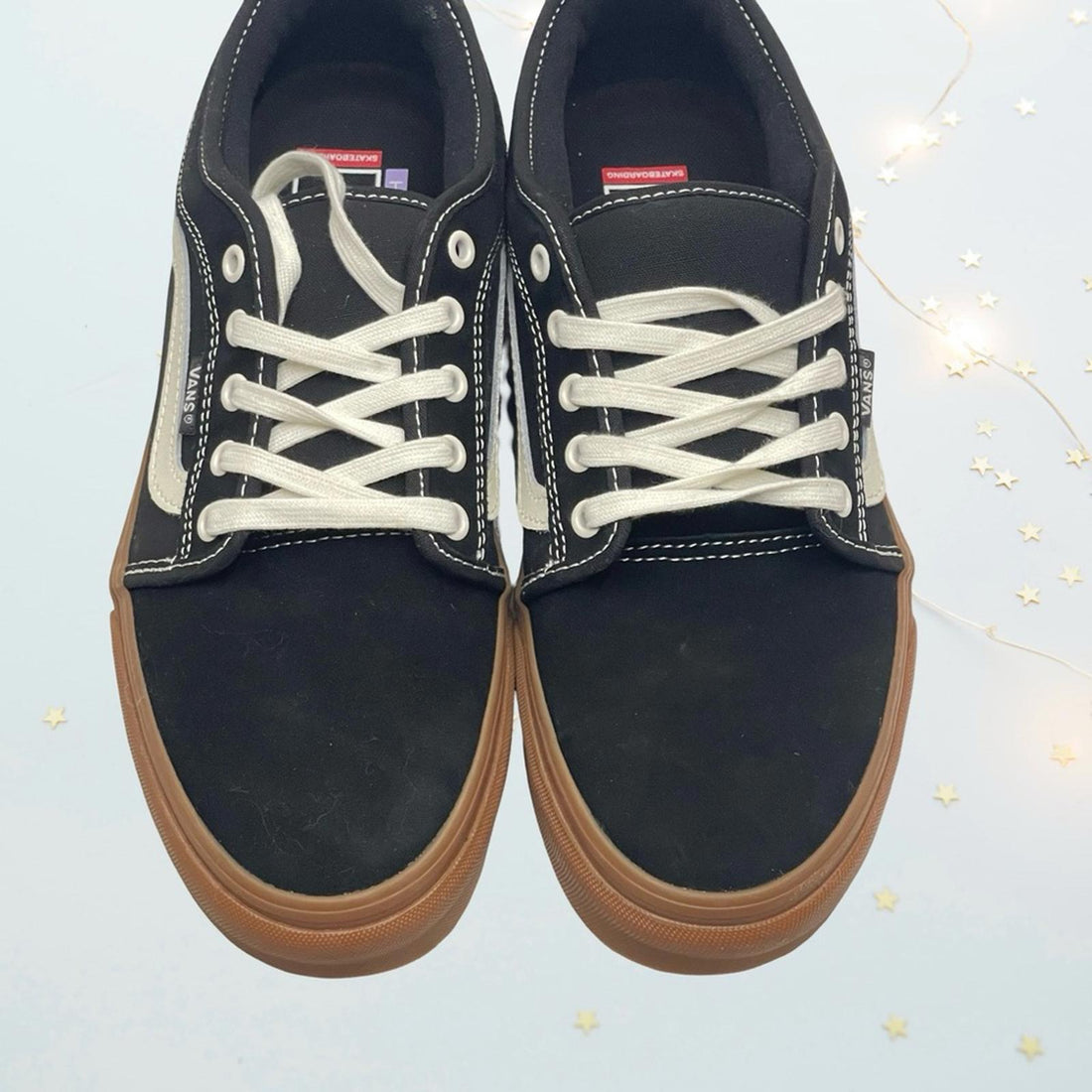 Vans Black and Brown Men's Sneakers size 10 - NWOT