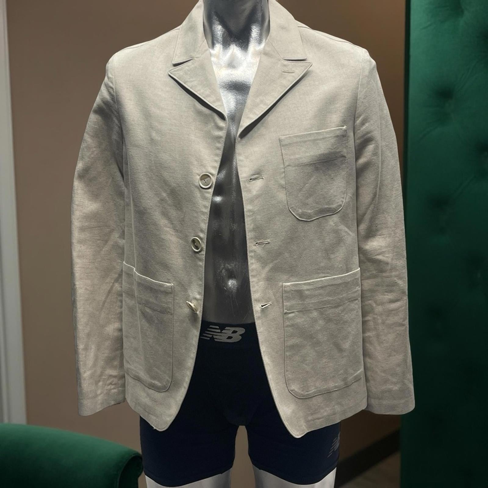 Size S or 38 - Casual Zara Men's Linen Blazer