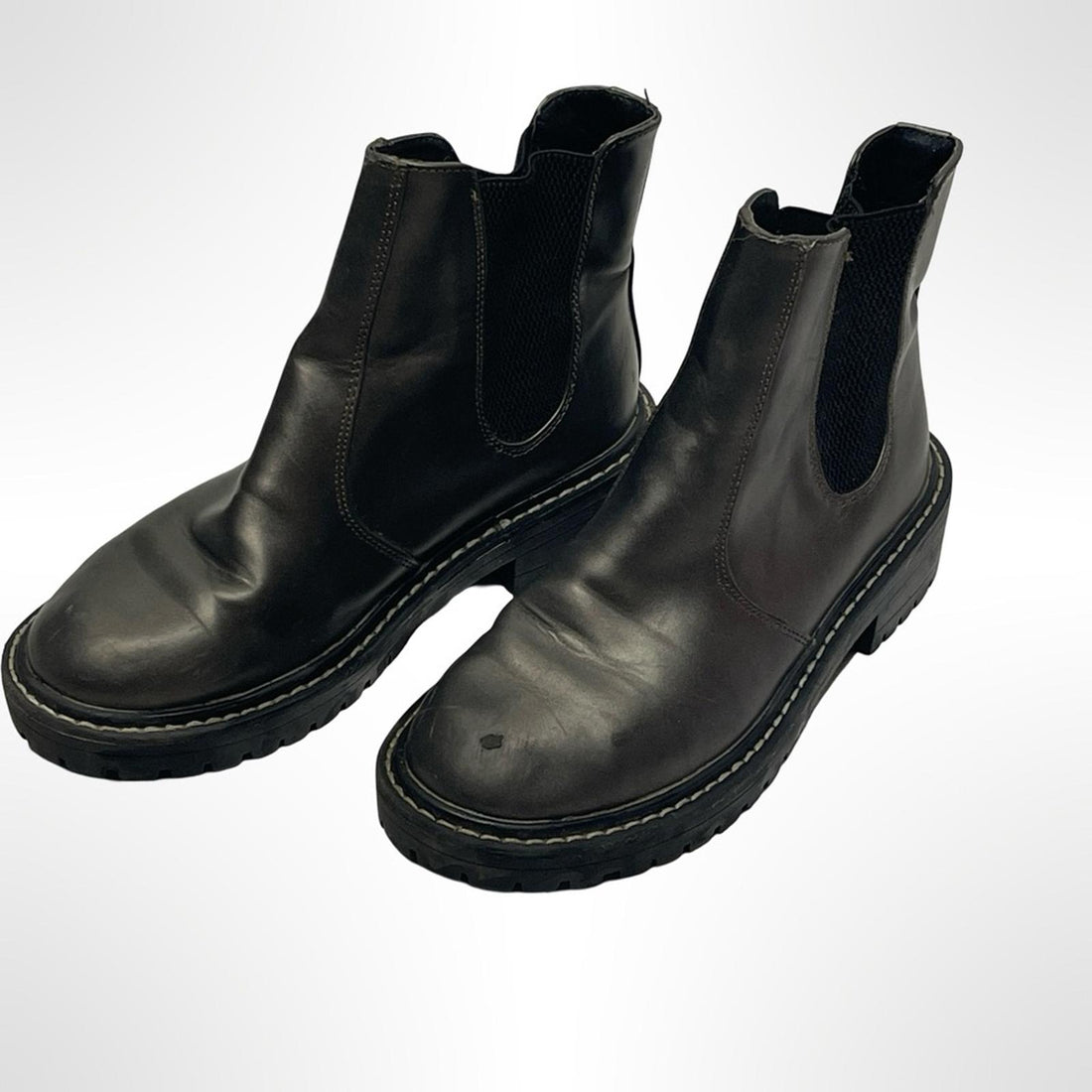 Women's Black Chelsea Boots size 8