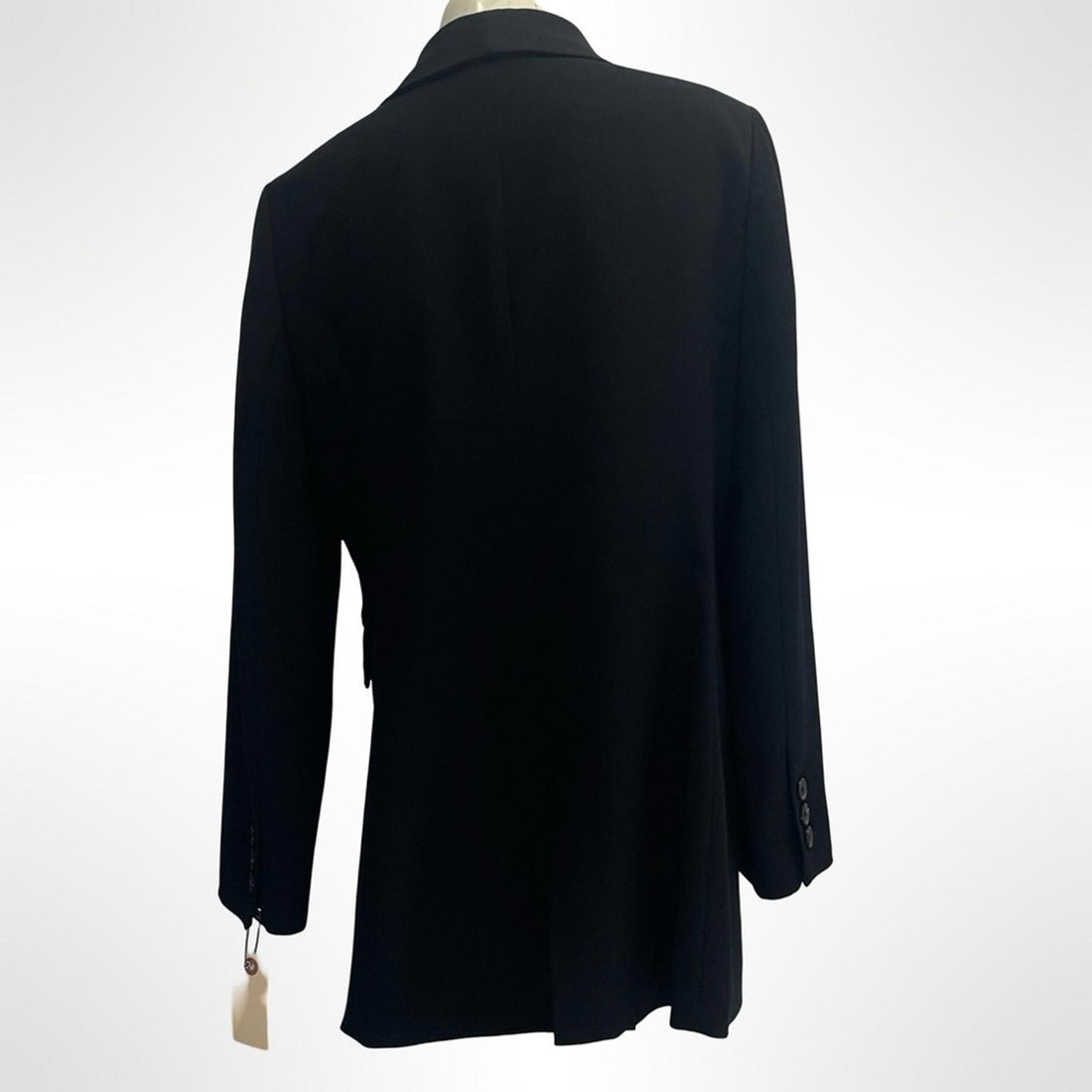 Cece Black Double-Breasted Blazer size 8