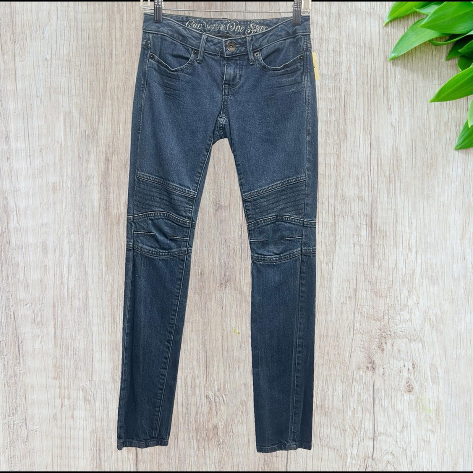 Converse One Star - Motocross Dark Wash Skinny Jeans size 2