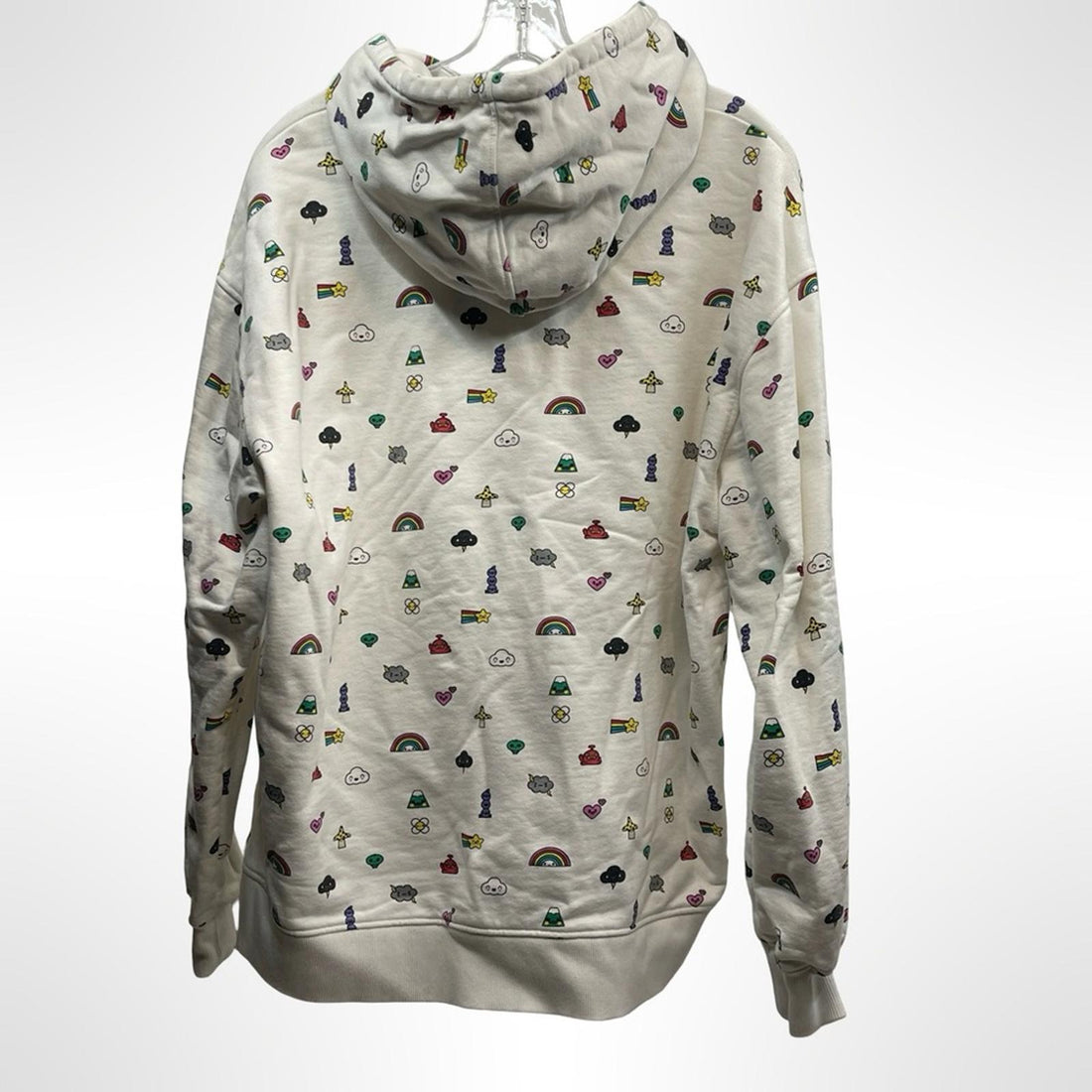 GUESS friendswithyou Graphic Hoodie size L NWOT