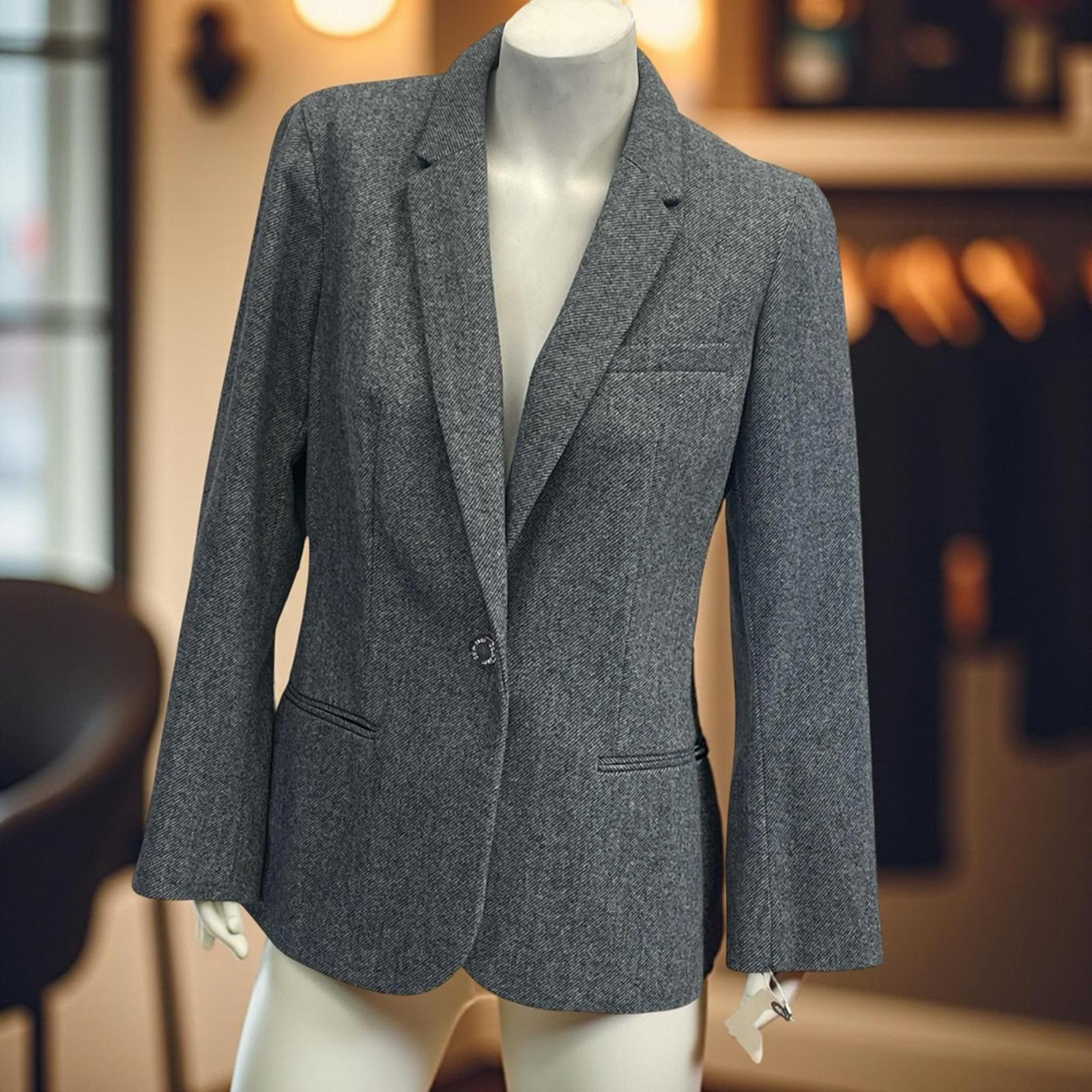 Calvin Klein Women's Gray Blazer size 10