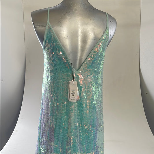XS Sequin Slip Dress NWT
