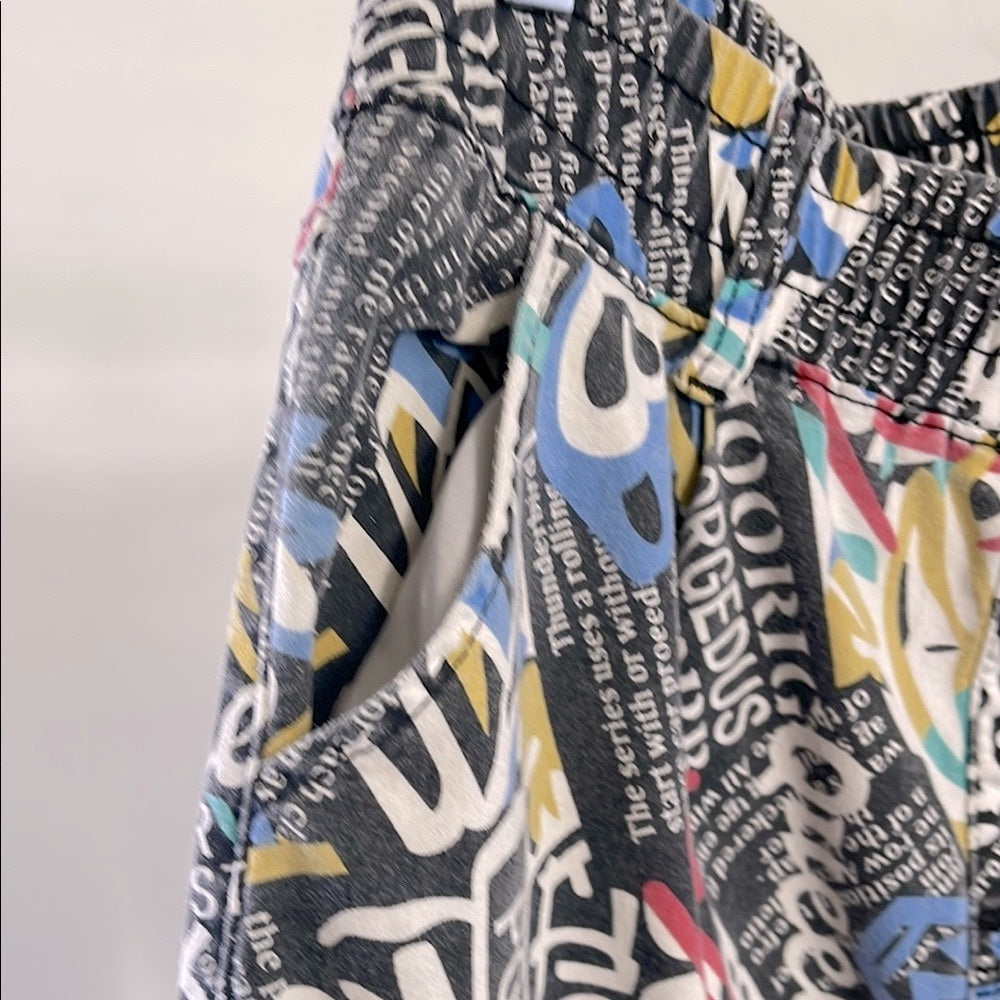 Colorful Graphic Print Joggers V.i.p. size 7/28