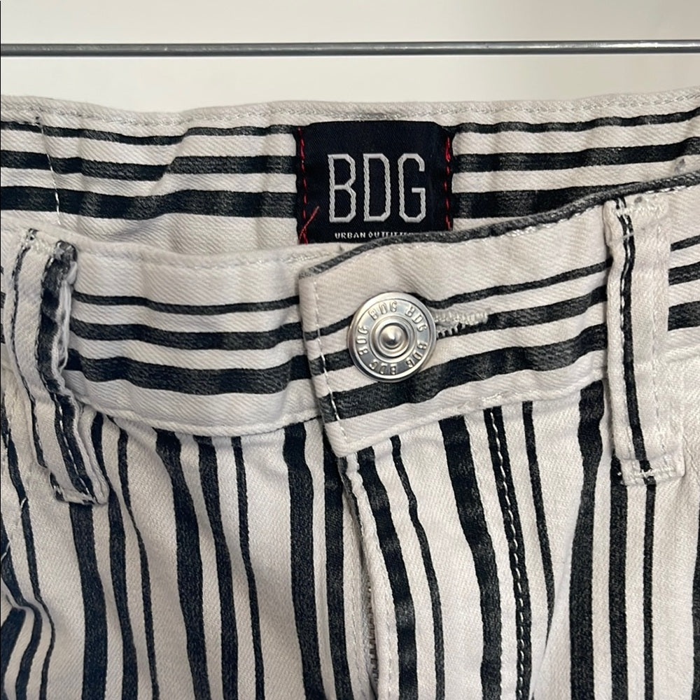 BDG Black and White Striped Pants size 26