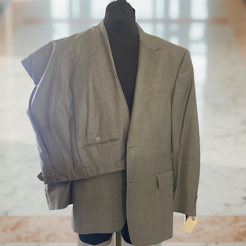 Hart Shaffner Marx Men's Light Olive Suit Blazer