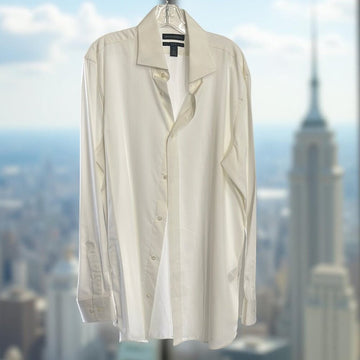 Banana Republic Large Slim Fit Men's White dress shirt