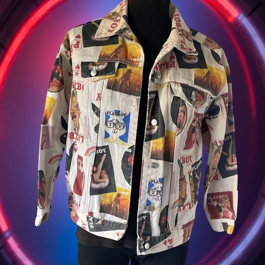 Playboy Graphic Vintage Denim Jacket