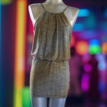Elegant renee c Metallic Dress size Small