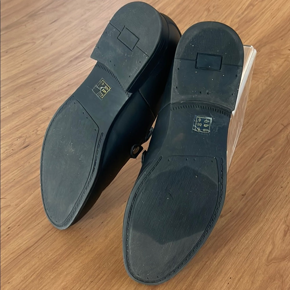 Asos Black Leather Men's Loafers 10 1/2