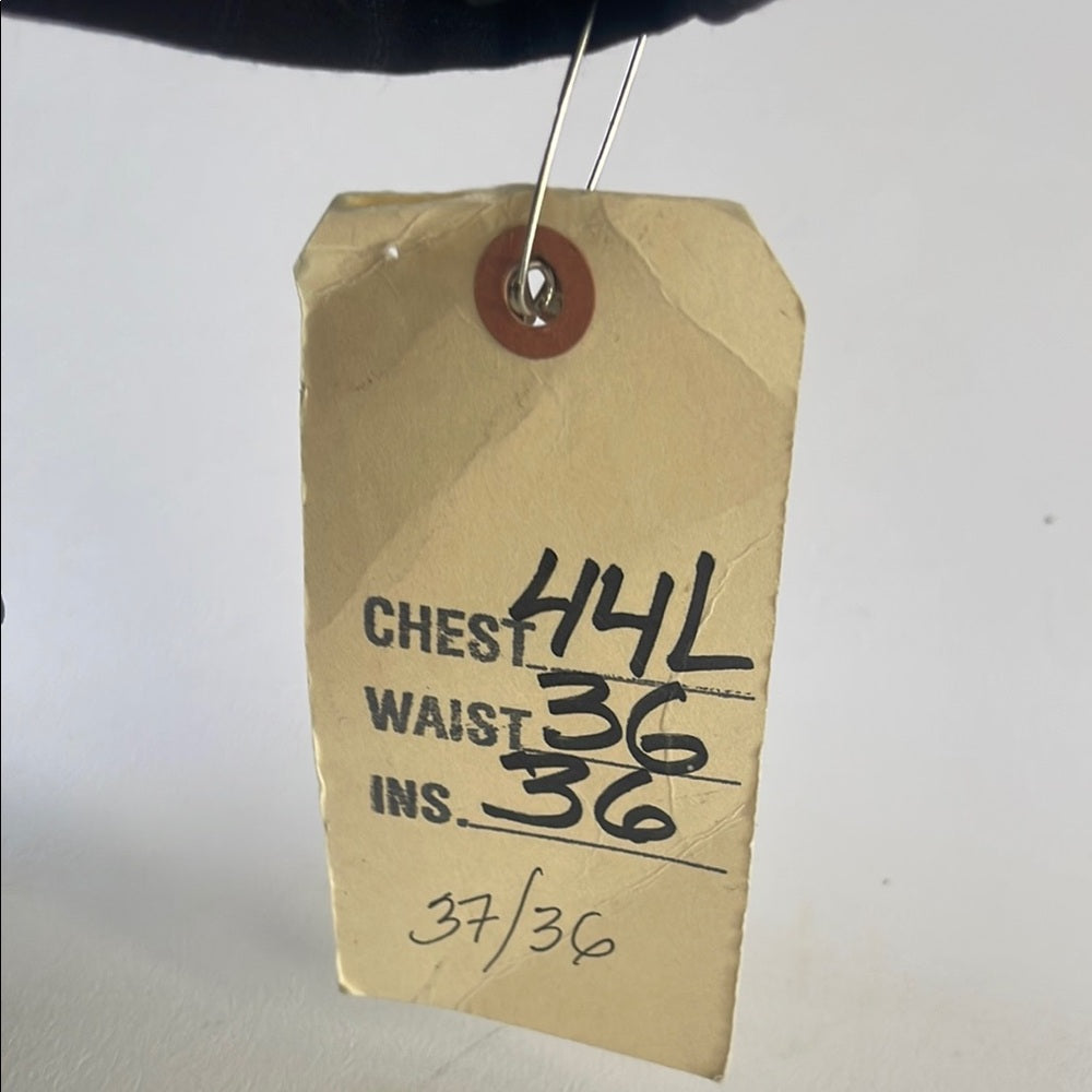 Calvin Klein Men's Black Suit 44L 36/36 custom tailored by Michael Ryanman