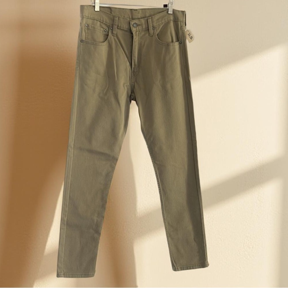 Levi's 512 Khaki Slim Fit Jeans size 32/32
