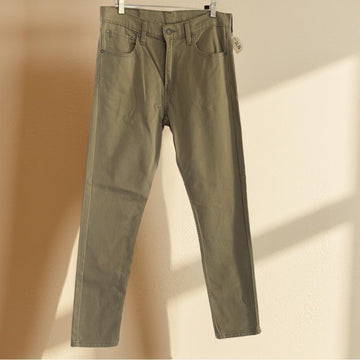 Levi's 512 Khaki Slim Fit Jeans size 32/32