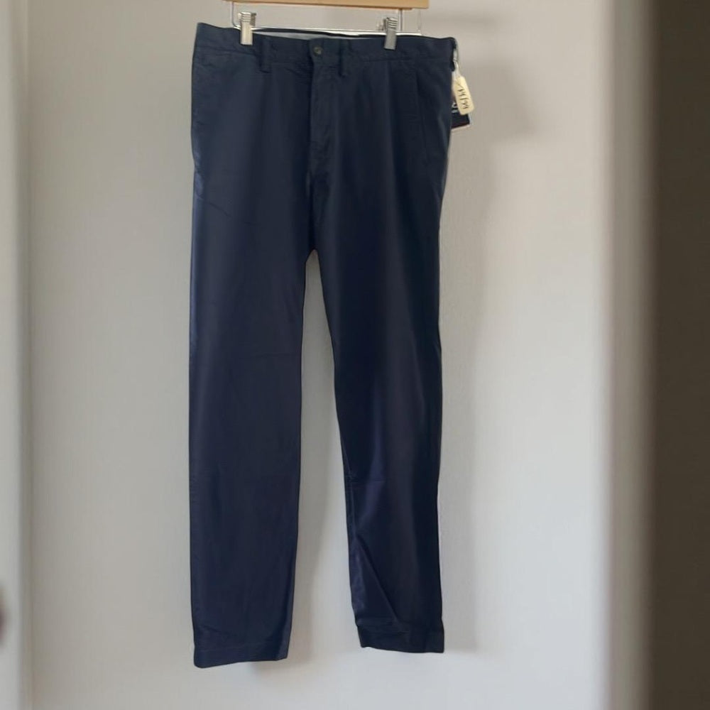 Polo by Ralph Lauren Men's Navy Stretch Straight Fit size 34/34 Pants