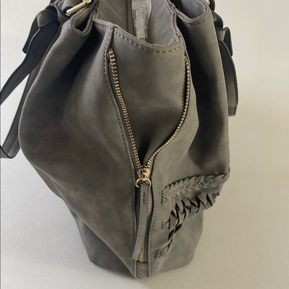 Unbranded Elegant Gray Tote Bag