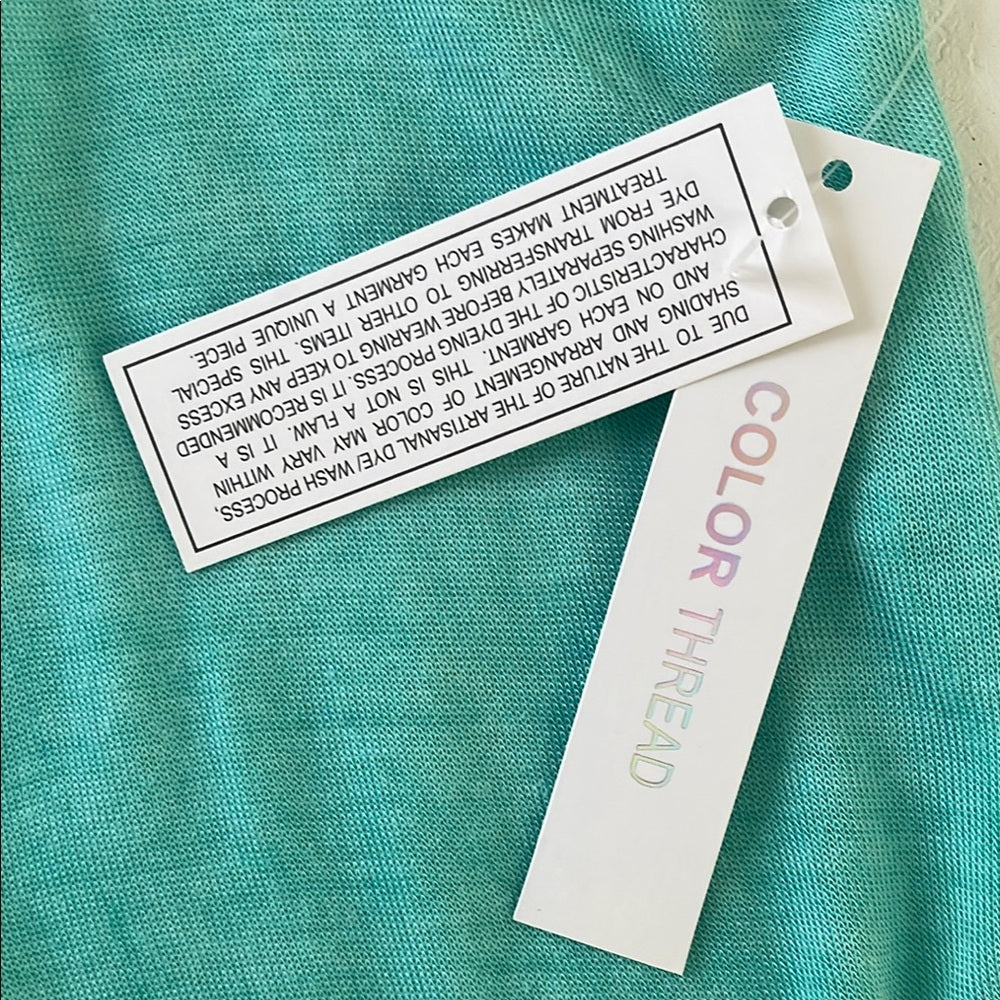 2 Pack - Color Color Threads Women's Aqua Yoga Tank Top size S,M,L - NWT