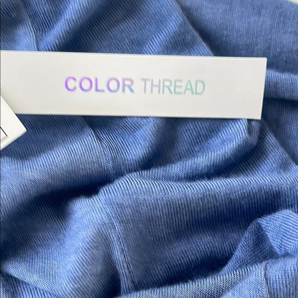 2 Pack Blue Color Thread Soft and Airy Yoga Tank Top - NWT size S,M, L