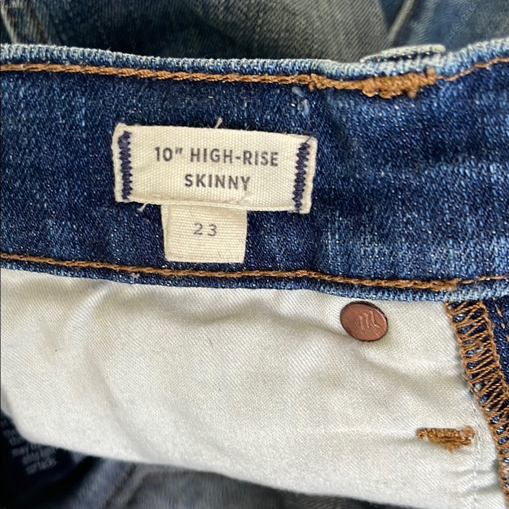 Madewell 10" Women's Skinny Blue Jeans size 23