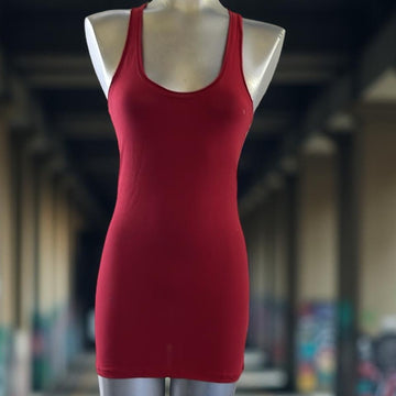 Red Sleeveless Women's Top Size S, M, L