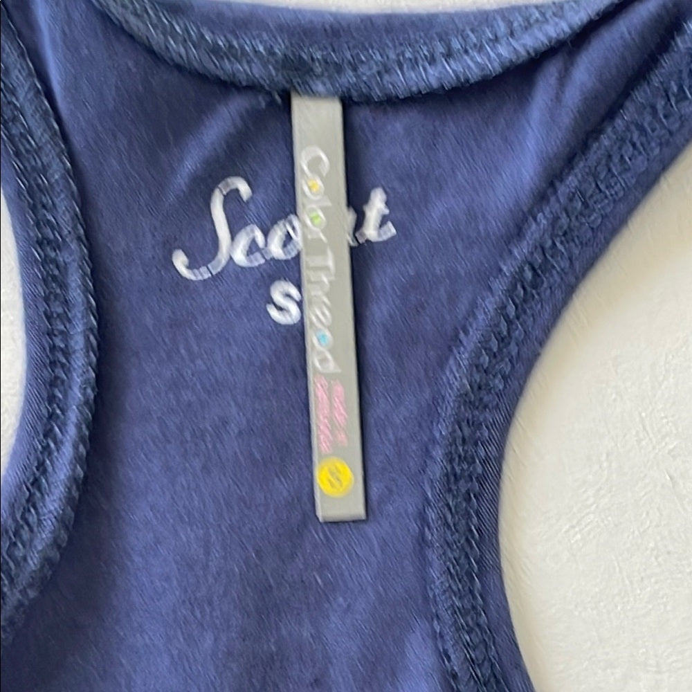 Women's 95% Cotton Blue Tank Top - size S, M & L