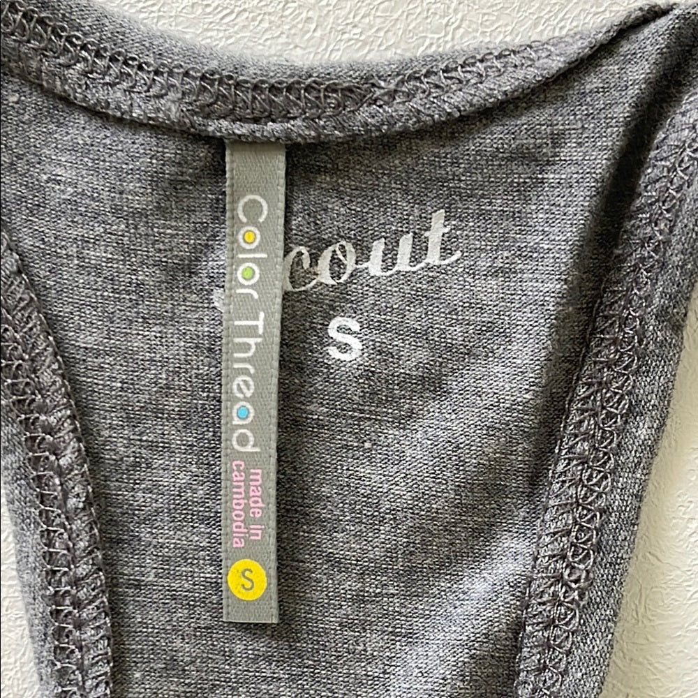 95% Cotton Gray Women's Tank Top Size S, M, L