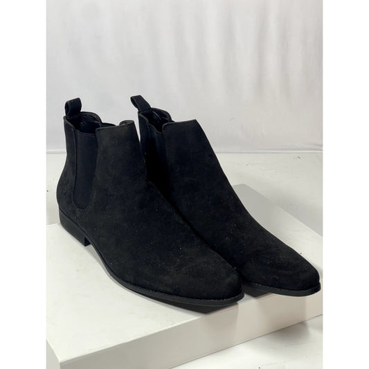ASOS Design Chelsea Boots In Black Suede - Size 12
