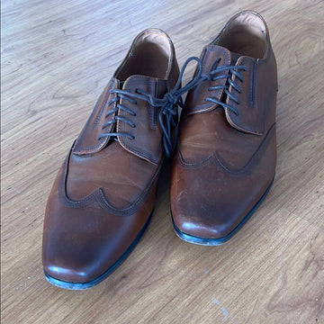 Florsheim Men's Brown Leather Dress Shoes size 10 - Gently worn!