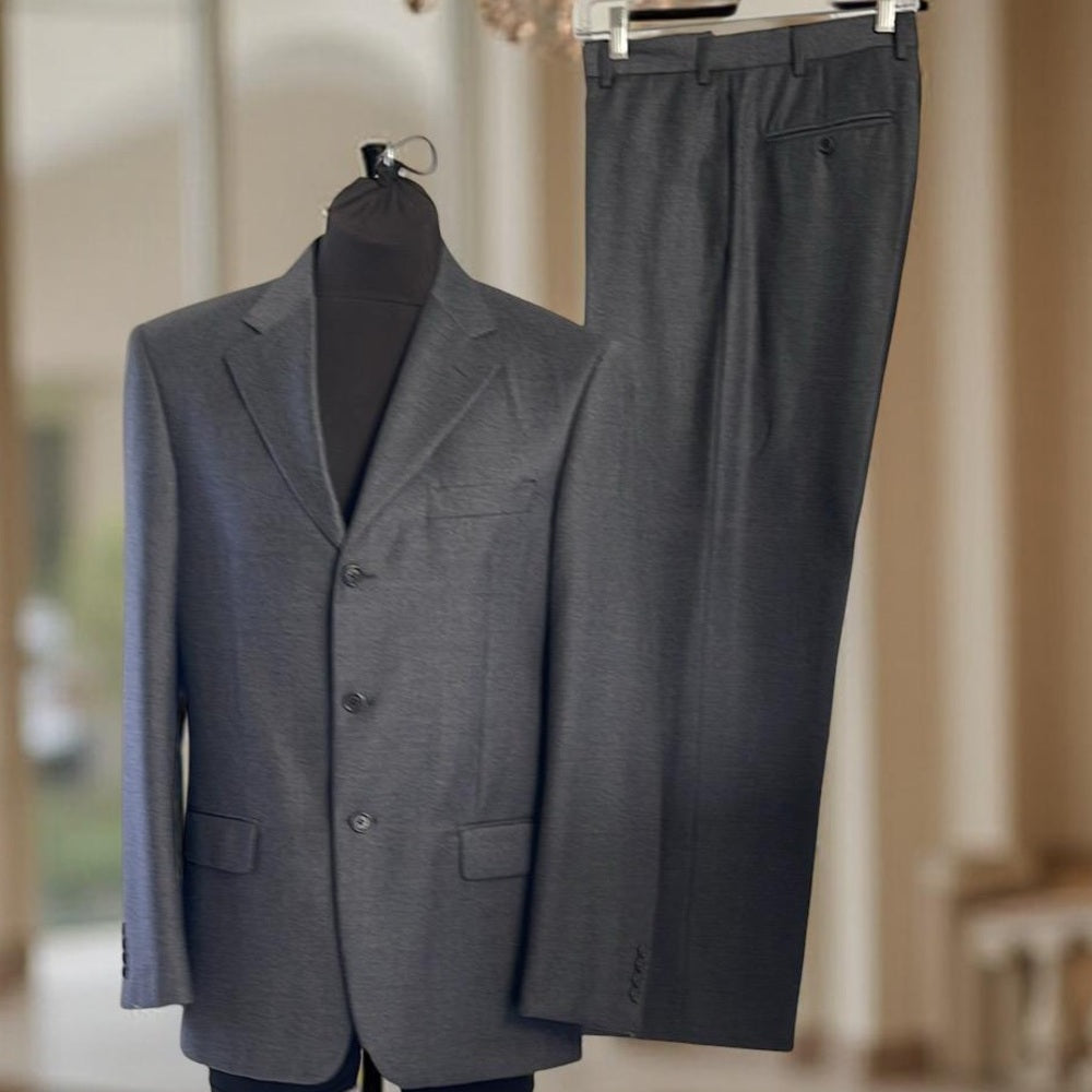 Gemelli Milano Men's Gray Suit 40L 32/32 New No Tag!
