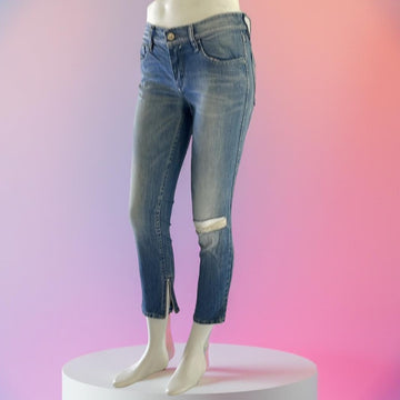 Diesel Zivy Women's Blue Distressed Jeans - size 28 - gently worn!