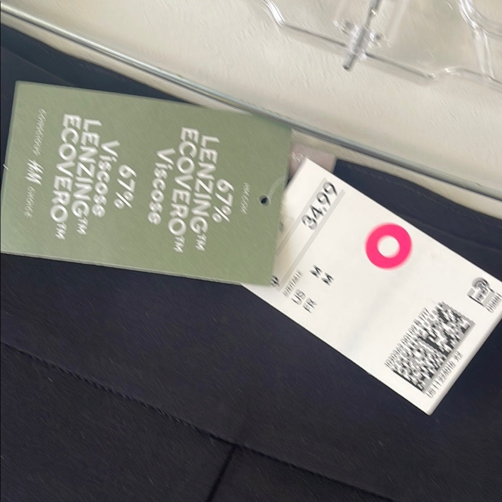 H&m Black High-Waisted Thick Leggings Size M, L - NWT