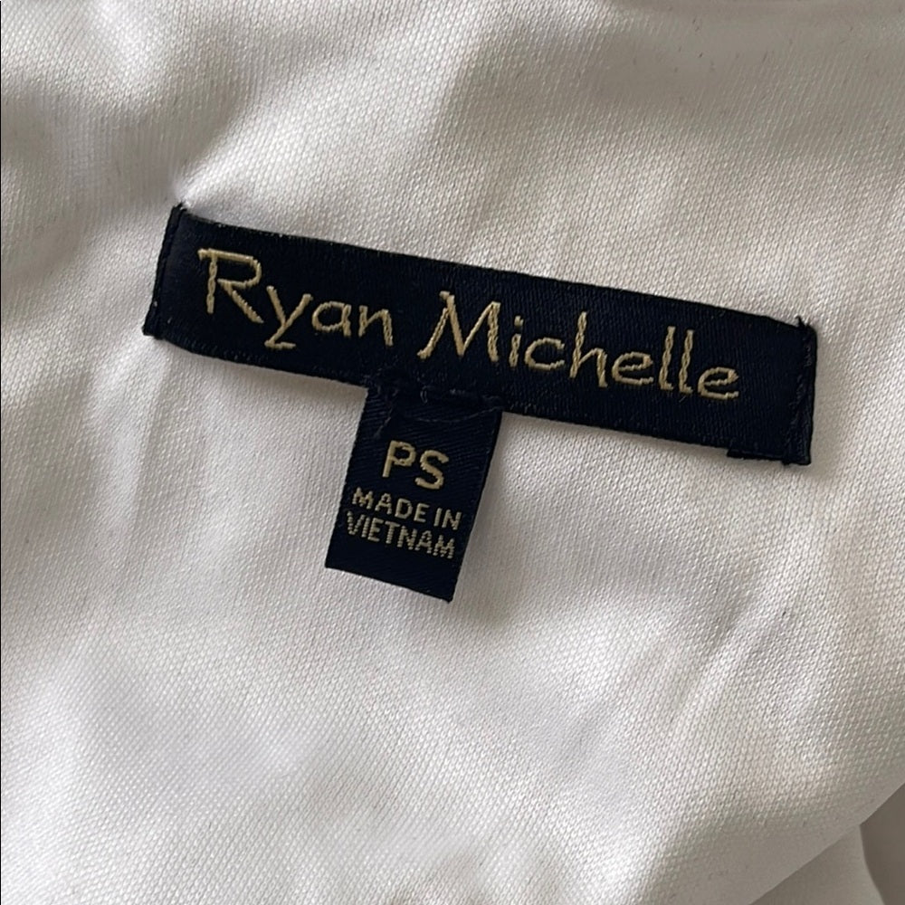Ryan Michelle Elegant White Lace Dress size PS