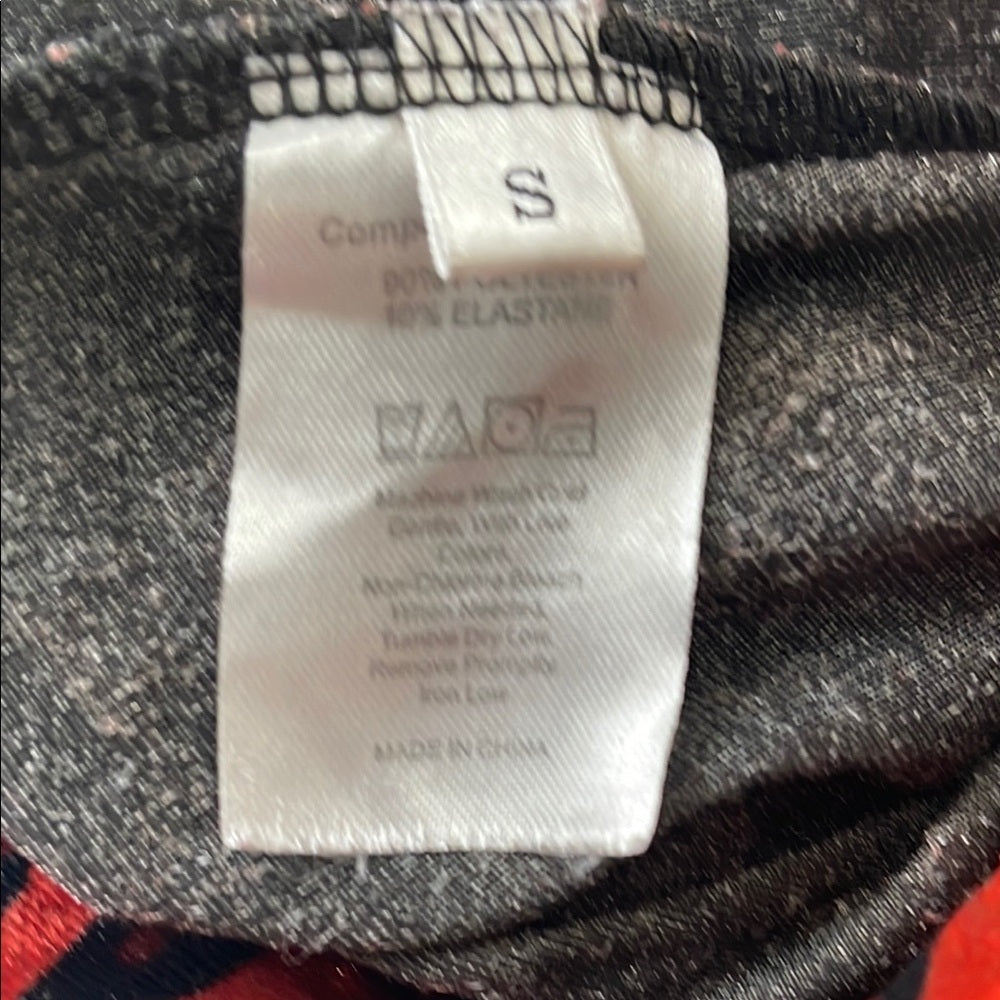 Leopard Print Velvet like Pants size S